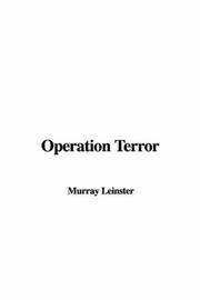 Cover of: Operation Terror by Murray Leinster, Murray Leinster