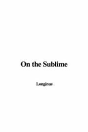 Cover of: On the Sublime by Longinus