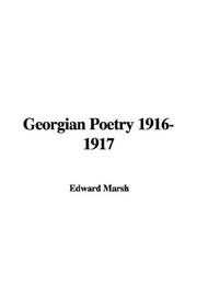 Cover of: Georgian Poetry 1916-1917