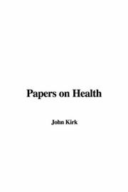 Cover of: Papers on Health