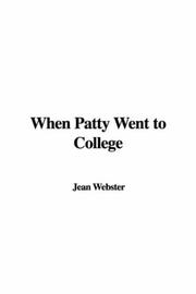 Cover of: When Patty Went to College by Jean Webster