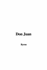 Cover of: Don Juan by Lord Byron