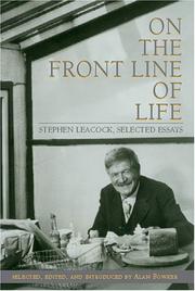 Cover of: On the Front Line of Life by Alan Bowker