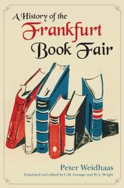 Cover of: A History of the Frankfurt Book Fair by Peter Weidhaas