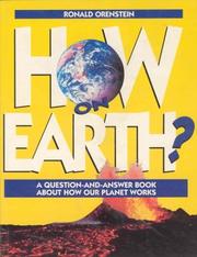 Cover of: How on Earth?