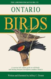 Cover of: Lorimer Pocketguide to Ontario Birds