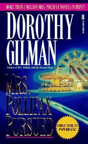 Mrs. Pollifax pursued by Dorothy Gilman