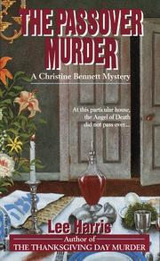 Cover of: The Passover Murder (Christine Bennett Mysteries) by Lee Harris, Harris, Lee
