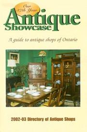 Cover of: Antique Showcase Directory: Directory of Antique Shops in Ontario 2002-2003 (Antique Showcase Directory)