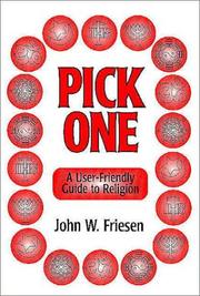 Cover of: Pick One: A User-Friendly Guide to Religion