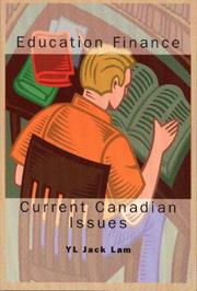 Cover of: Education Finance: Current Canadian Issues