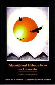 Cover of: Aboriginal Education in Canada: A Plea for Integration