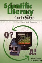 Cover of: Scientific Literacy for Canadian Students by Keith Roscoe