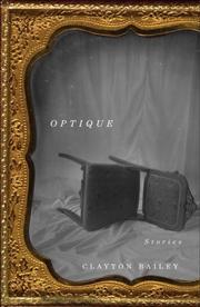Cover of: Optique | Clayton Bailey