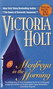 Cover of: Menfreya in the Morning by Victoria Holt