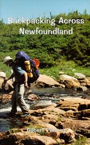 Cover of: Backpacking Across Newfoundland by Gilbert Penney