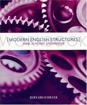 Cover of: Modern English Structures Workbook by Bernard T. O'Dwyer
