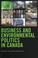 Cover of: Business and Environmental Politics in Canada