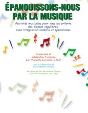 Cover of: Epanouissons-nous Par La Musique (Come on Everybody, Let's Sing) by Sister Corneille