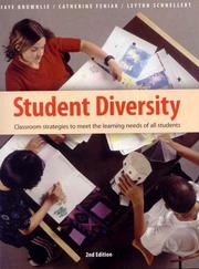 Cover of: Student Diversity: Classroom Strategies to Meet the Learning Needs of All Students