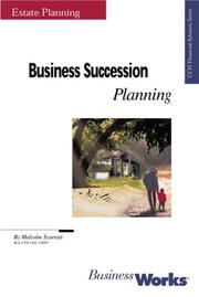 Cover of: Business Succession Planning by Malcolm Scarratt