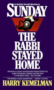 Cover of: Sunday the Rabbi Stayed Home (Rabbi Small Mysteries)