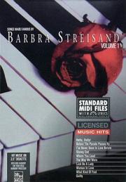 Cover of: Songs Made Famous by Barbra Streisand - Volume 1