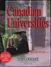 Cover of: The Complete Guide to Canadian Universities (Self-Counsel Reference Series)