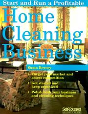Cover of: Start and Run a Profitable Home Cleaning Business (Self-Counsel Business Series)