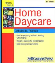 Cover of: Start and Run a Home Daycare (Start & Run a...)