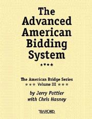 Cover of: Advanced American Bidding System (Vol. III of the American Bridge Series)
