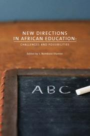 Cover of: New Directions in African Education: Challenges and Possibilities (Africa: Missing Voices) by S. Nombuso, S. Nombuso Dlamini