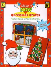 Cover of: Make It Now Christmas Crafts (Make It Now Crafts)