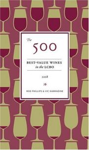 Cover of: The 500 Best-Value Wines in the LCBO: 2008