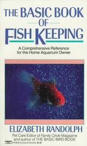 Cover of: The basic book of fish keeping