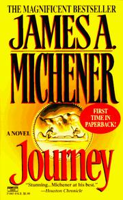 Cover of: Journey by James A. Michener