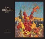 Cover of: Tom Thomson 2008: Bilingual (English/French)