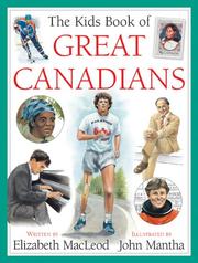 Cover of: The Kids Book of Great Canadians (Kids Books of ...)