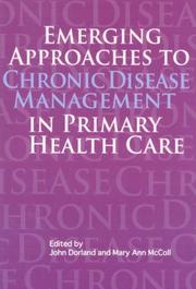 Cover of: Emerging Approaches to Chronic Disease Management in Primary Health Care