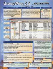 Cover of: GroupWise 5.5: Quick Reference Guide