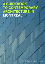 Cover of: A Guidebook to Contemporary Architecture of Montreal