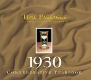 Cover of: Time Passages, 1930