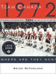 Cover of: Team Canada 1972 by Brian McFarlane