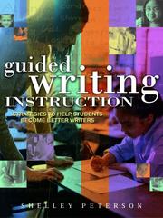 Cover of: Guided Writing Instruction: Strategies to Help Students Become Better Writers