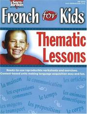 Cover of: French for Kids, Thematic Lessons, Resource Book