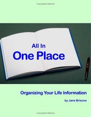 Cover of: All in One Place | Jane Briscoe