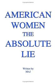 Cover of: American Women: The Absolute Lie