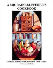 Cover of: A Migraine Sufferer's Cookbook