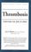 Cover of: Thrombosis