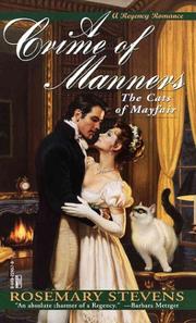 Cover of: A Crime of Manners by Rosemary Stevens